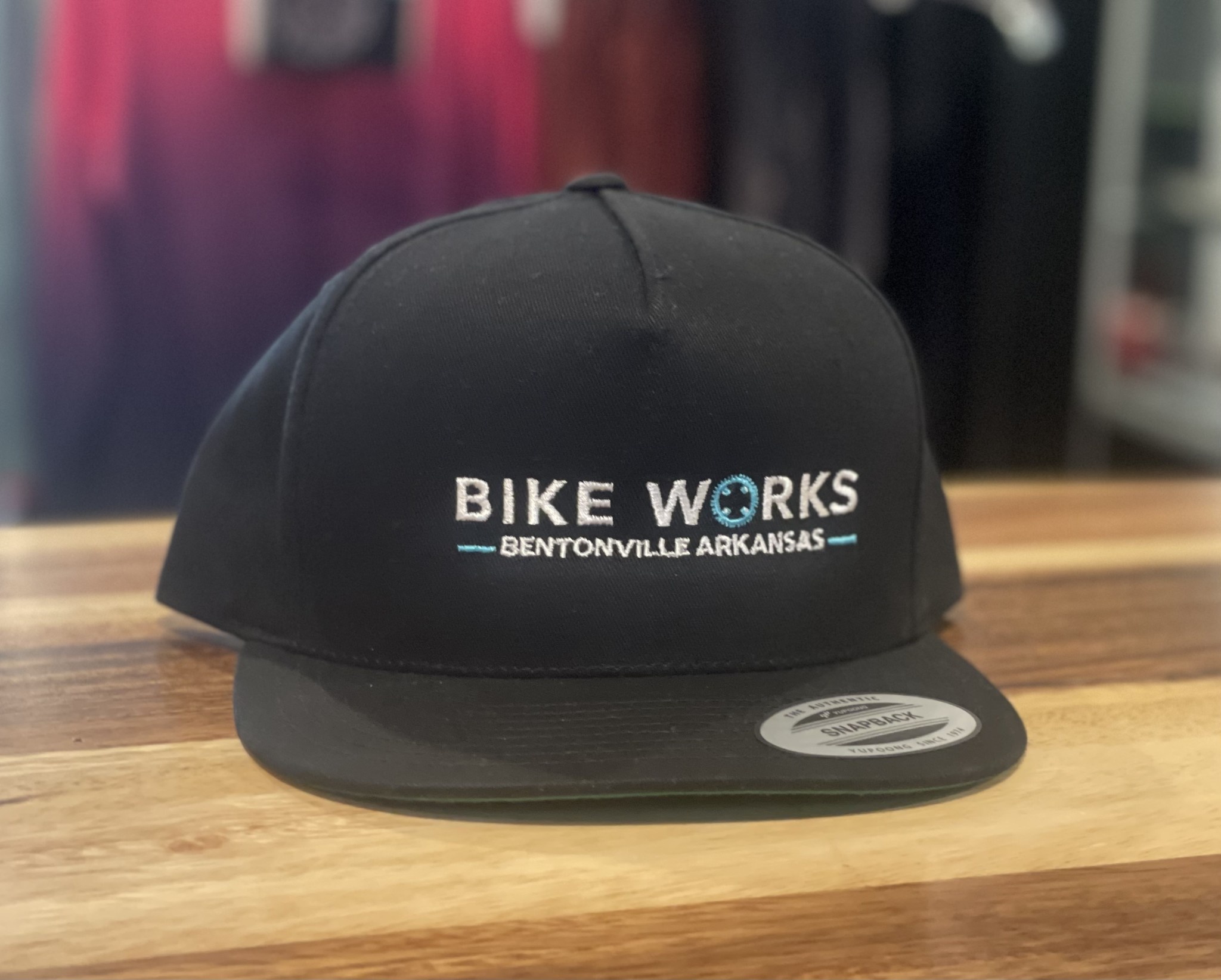 Richardson Bike Works, Hat, Classic Snap-Back, Black