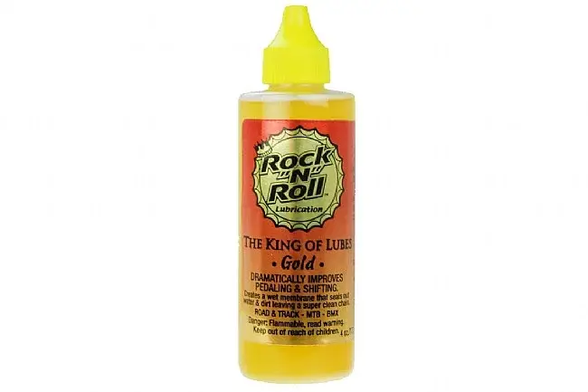 Rock-N-Roll Rock "N" Roll Lubrication, Gold PTFE Chain Lube, 4oz