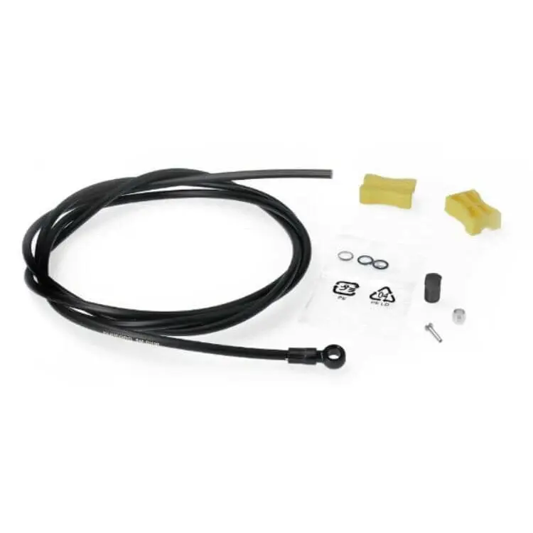 SHIMANO Shimano SM-BH90-SBM High Pressure Disc Brake Hose Kit with Black Banjo Fitting - 2000mm, W/O Banjo Bolt, Black