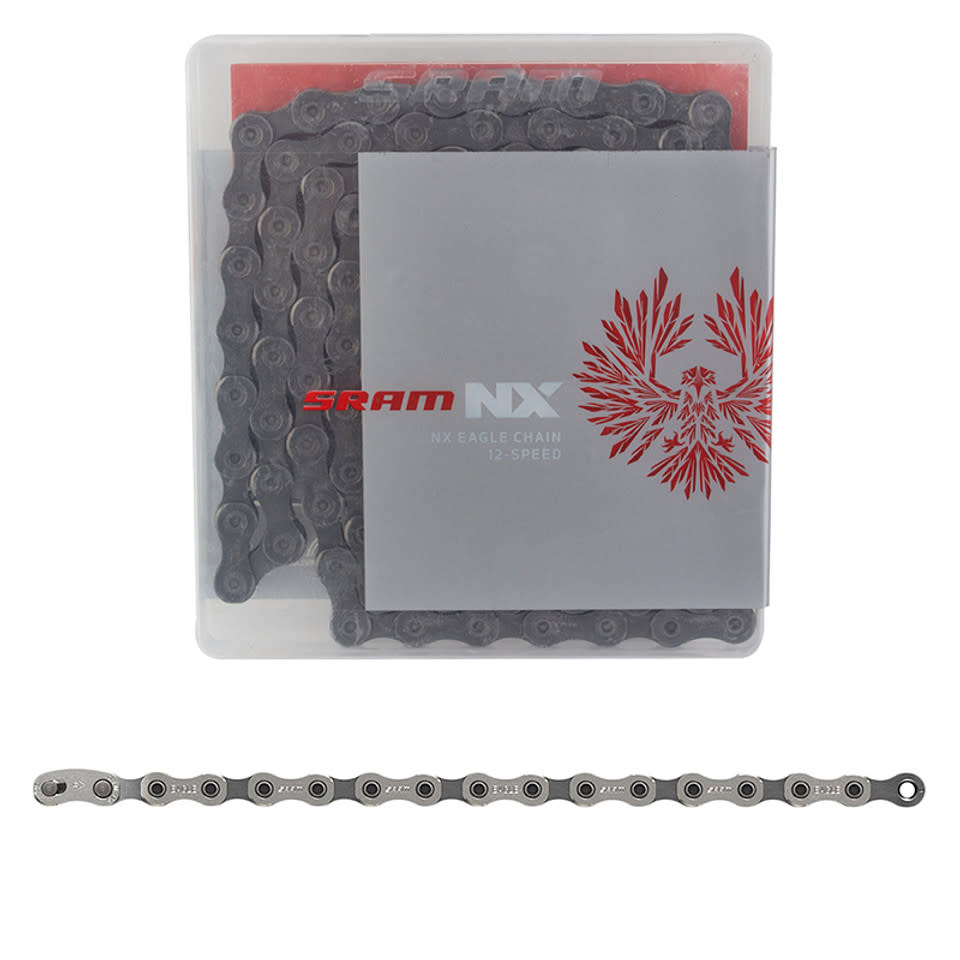 SRAM SRAM NX Eagle Chain - 12-Speed, 126 Links, Gray