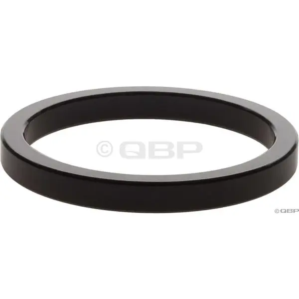 EVO EVO, Alloy headset spacers, 28.6mm, Black, 2.5mm, (EACH)