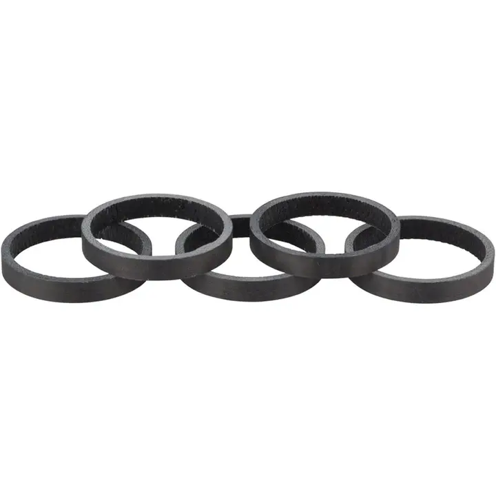 Whisky Parts Co. WHISKY, 5mm UD Carbon Spacer, Matte Black, Each