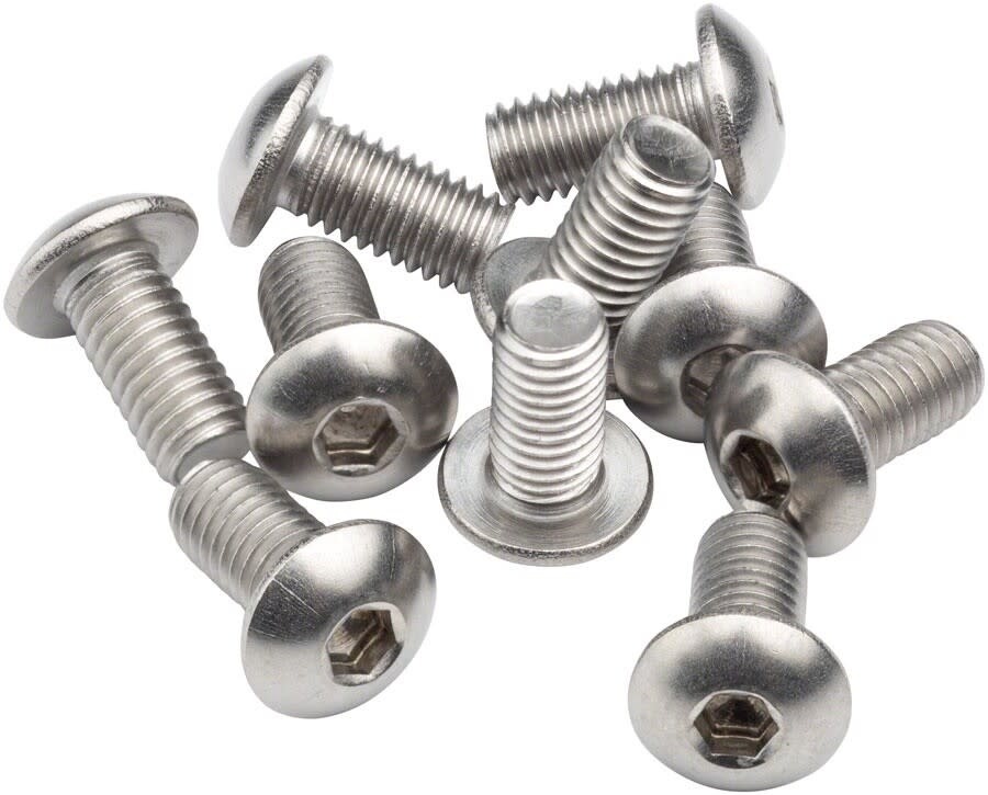 Metric Hardware Stainless Button Head Bolt, M5 x 10.0mm, Bag/10