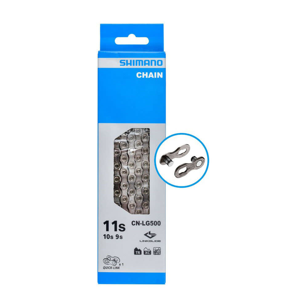 SHIMANO Shimano, CN-LG500 Chain, 10/11-Speed, 126 Links, LinkGlide