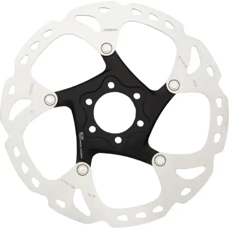 SHIMANO Shimano, Deore XT SM-RT86-M Disc Brake Rotor, 180mm, 6-Bolt, Silver/Black