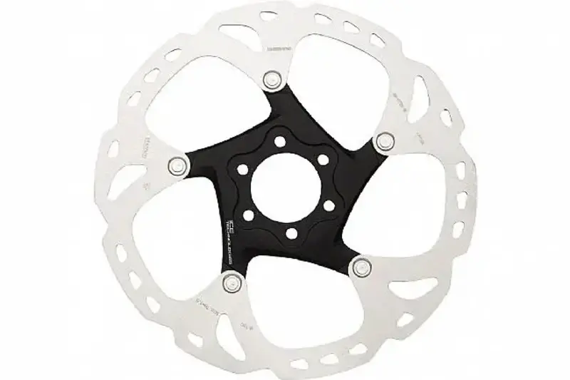SHIMANO Shimano, Deore XT SM-RT86-L Disc Brake Rotor, 203mm, 6-Bolt, Silver/Black