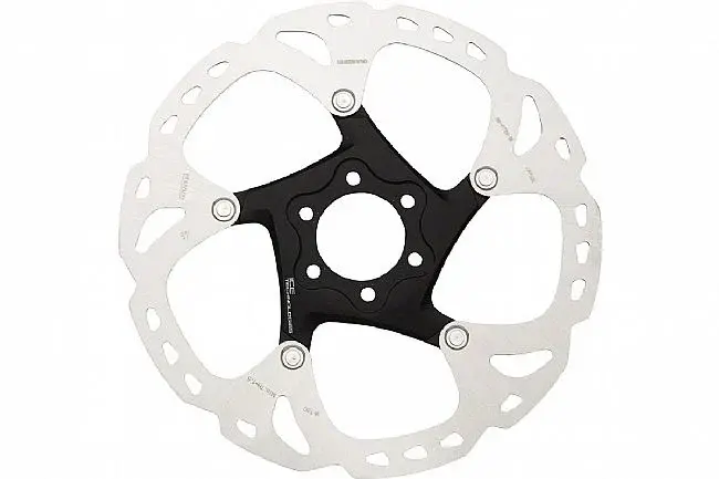 SHIMANO Shimano, Deore XT SM-RT86-L Disc Brake Rotor, 203mm, 6-Bolt, Silver/Black