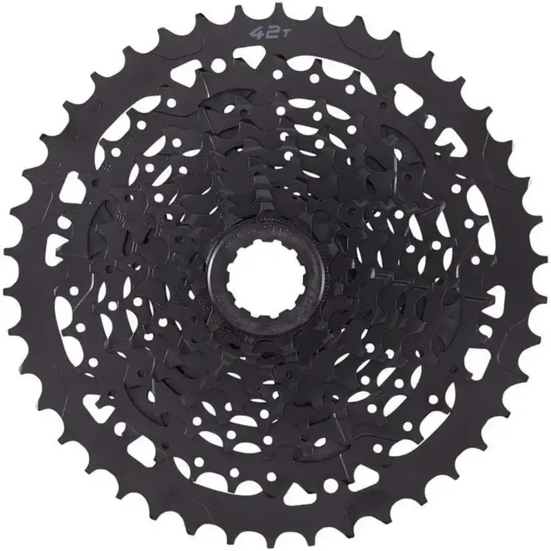 microSHIFT microSHIFT, ADVENT Cassette, 9 Speed, 11-42t, Black, ED Coated, Alloy Large Cog