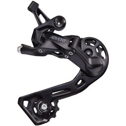 microSHIFT microSHIFT, ADVENT Rear Derailleur, 9 Speed, Medium Cage, Black