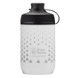 Polar Bottle Polar Bottle, Session Muck, Water Bottle, 444ml / 15oz, White/Charcoal