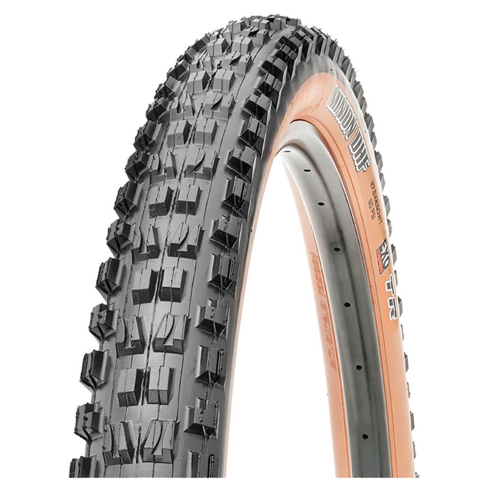 Maxxis Maxxis, Minion DHF Tire, 27.5 x 2.5, Tubeless, Folding, Black/Dark Tan, Dual,EXO, Wide Trail