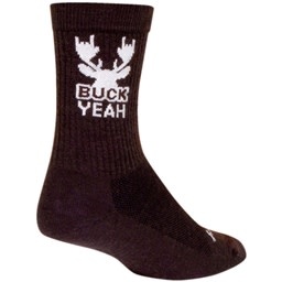 SockGuy SockGuy, Buck Yeah Wool Socks, 6", Small/Medium
