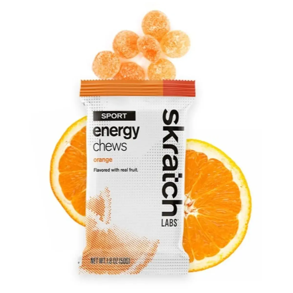 Skratch Labs Skratch Labs, Sport Energy Chews, Orange, 50g, Single Pack