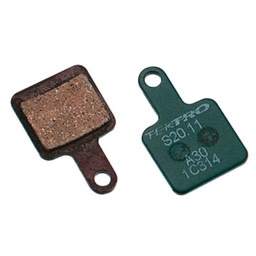 Tektro Tektro, S20.11 Disc Brake Pads, Organic Compound, Fits Volans (HD-T700), Auriga Twin (HD-T515), and Auriga E-SUB (HD-E510/E515), Green