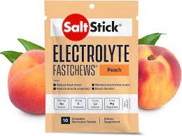 SaltStick Saltstick, FastChews Electrolyte Tablets, Peach