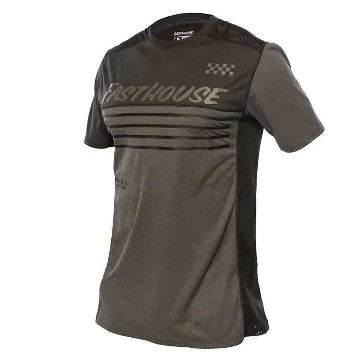 Fasthouse Fasthouse, Mercury Classic SS Jersey, Black Heather/Charcoal Heather