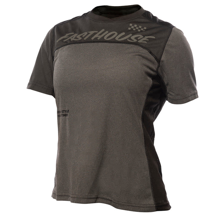 Fasthouse Fasthouse, Mercury Classic SS Jersey, Black/Charcoal Heather