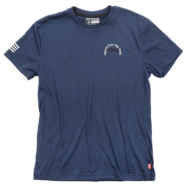 Fasthouse Fasthouse, Menace SS Tech Tee, Midnight Navy