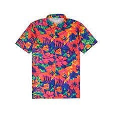 HandUP, Hawaiian Shirt, Miami Floral, Button Up