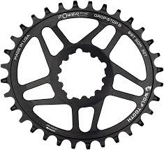 Wolf Tooth Wolf Tooth Elliptical Direct Mount Chainring - 32t, SRAM Direct Mount, Drop-Stop B, For SRAM 3-Bolt Boost Cranksets, 3mm Offset, Black