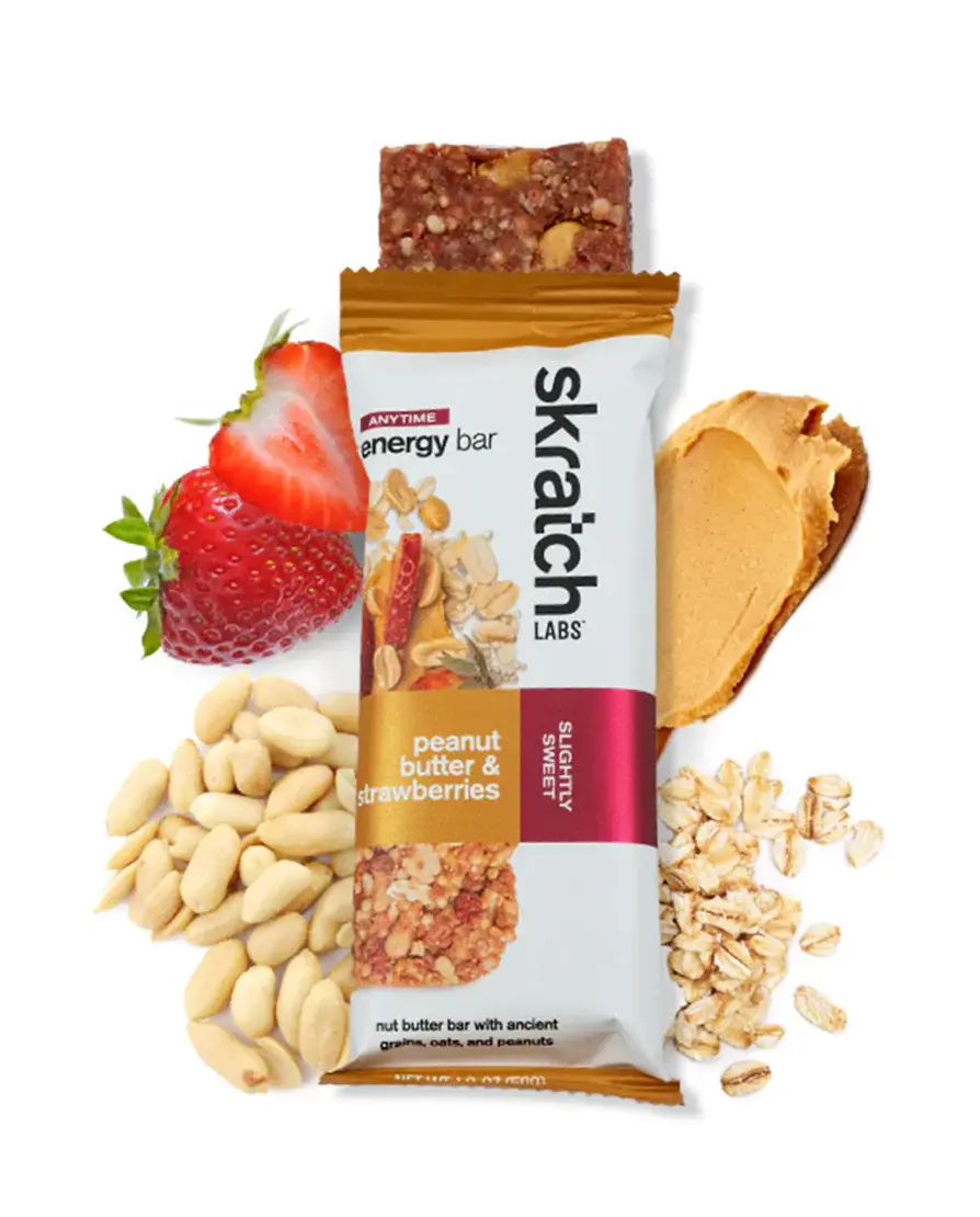 Skratch Labs Skratch Labs, Energy Bar Sport Fuel, Peanut Butter + Strawberry, 50g, Single Serving
