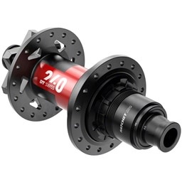 DT Swiss DT Swiss 240 DEG Rear Hub - 12 x 148mm, 6-Bolt, XD, Black/Red, 32H, 90pt
