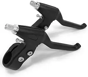 Amazon Universal Bicycle Brake Lever, 22mm Compatible, Black, Pair