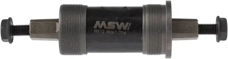 MSW MSW, ST100 Bottom Bracket, English, 68 x 122.5mm, Square Taper JIS