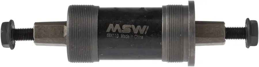 MSW MSW, ST100 Bottom Bracket, English, 68 x 122.5mm, Square Taper JIS