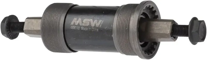 MSW MSW, ST100 Bottom Bracket, English, 68 x 122.5mm, Square Taper JIS