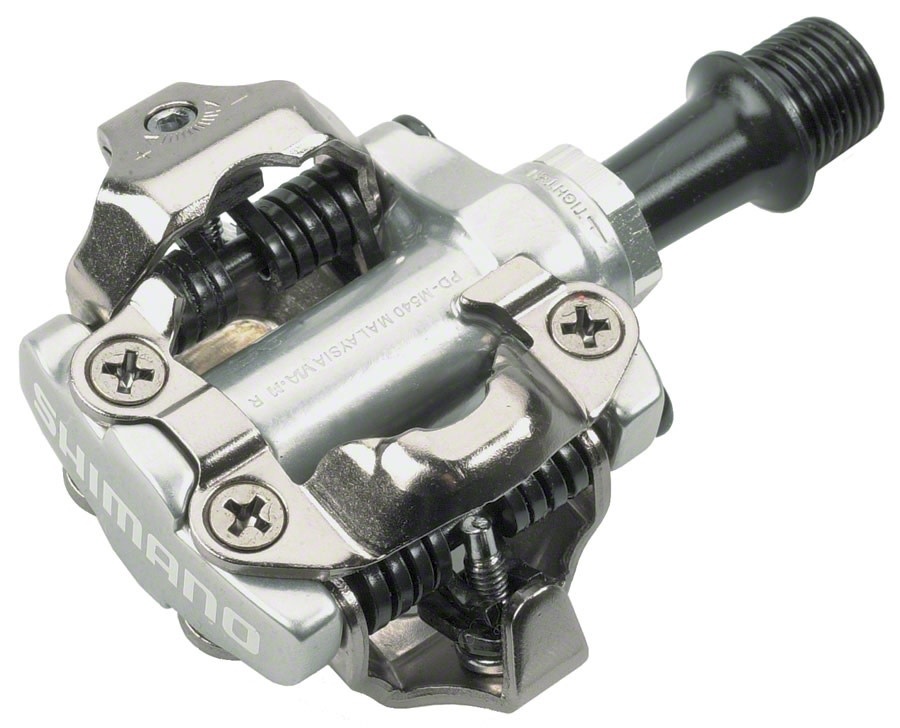 SHIMANO Shimano, PDM540 ATB SPD Pedal, 9/16" w/SH51 Cleat, Silver