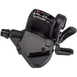 microSHIFT microSHIFT, Mezzo Left Thumb-Tap Shifter, Triple, Optical Gear Indicator, Shimano Compatible