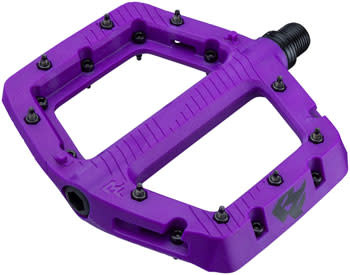 Raceface RaceFace, Chester Pedals, Platform, Composite, 9/16", Large, Purple
