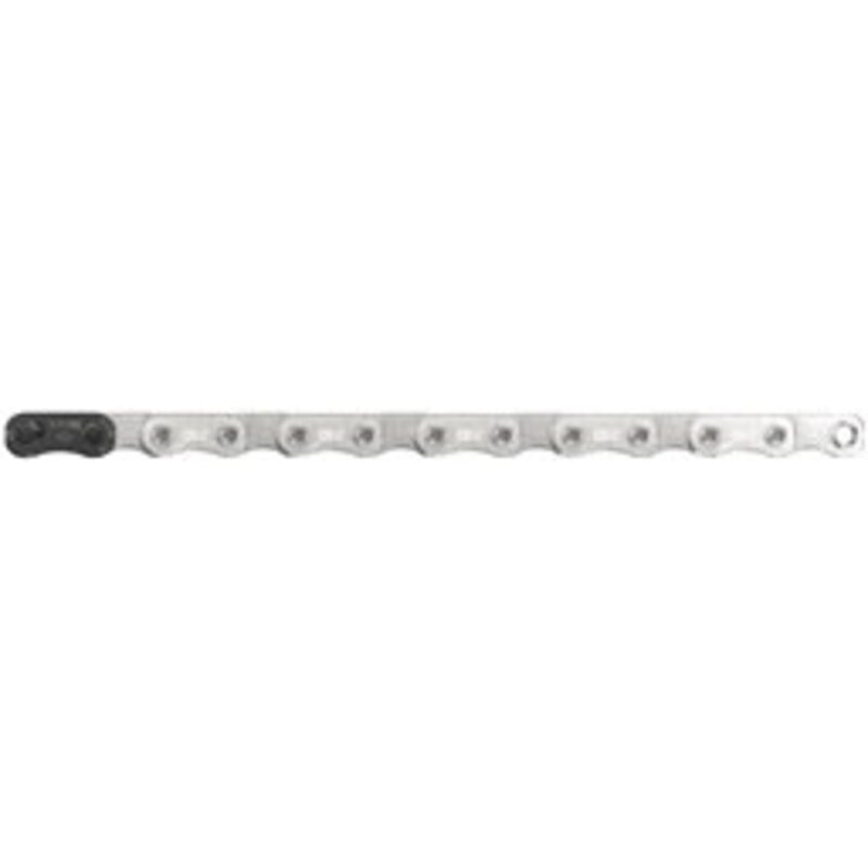 SRAM SRAM GX Eagle T-Type Flattop Chain - 12-Speed, 126 Links, Hollow Pin, Includes PowerLock Connector, Silver