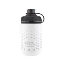 Polar Bottles Polar Bottles, Session Muck Apex Water Bottle, White/Charcoal, 15oz