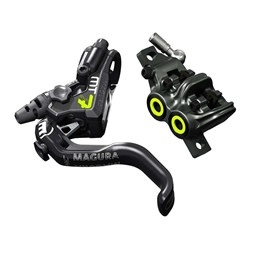 Magura Magura MT7 Pro Disc Brake and Lever - Front or Rear, Hydraulic, Post Mount, Tooled Reach Adjust, Black/Gray