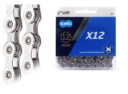 KMC KMC, X12 Chain,12-Speed, 126 Links, Silver