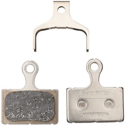 SHIMANO Shimano, K05S-RX Disc Brake Pad and Spring, Resin Compound, Stainless Steel Back Plate, One Pair