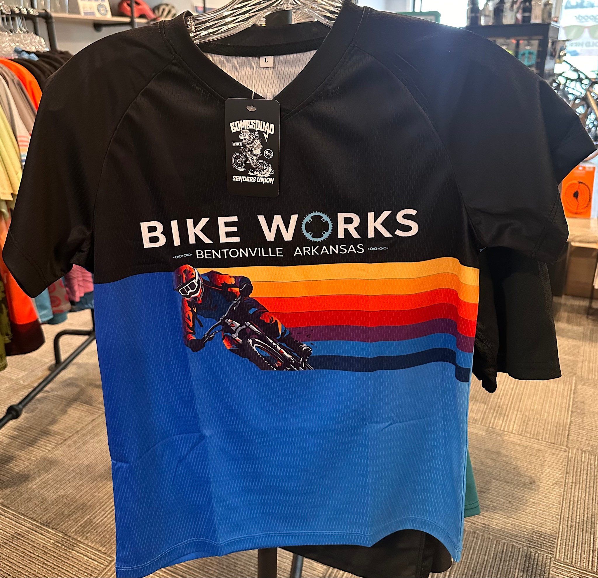 Bombsquad Senders Union Bike Works, Bombsquad Senders Union, Short-Sleeved Jersey