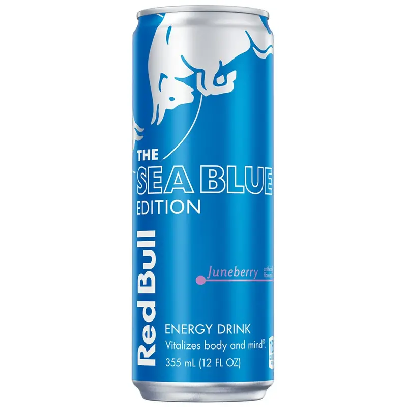 Red Bull, Sea Blue Edition, Juneberry, 12 oz