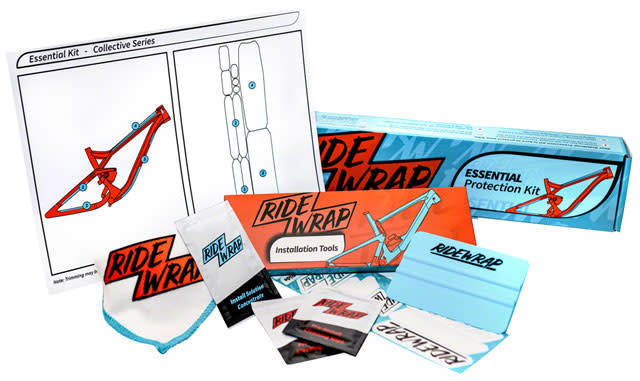 RideWrap RideWrap, Essential MTB Frame Protection Kit, Matte
