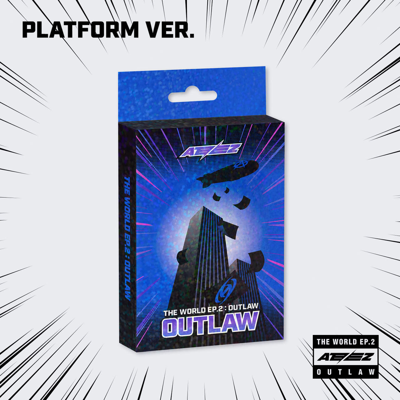 ATEEZ サン デジパックTHE WORLD EP.2 : OUTLAW ATEEZ - THE WORLD EP.2 OUTLAW (DIGIPACK VER.)