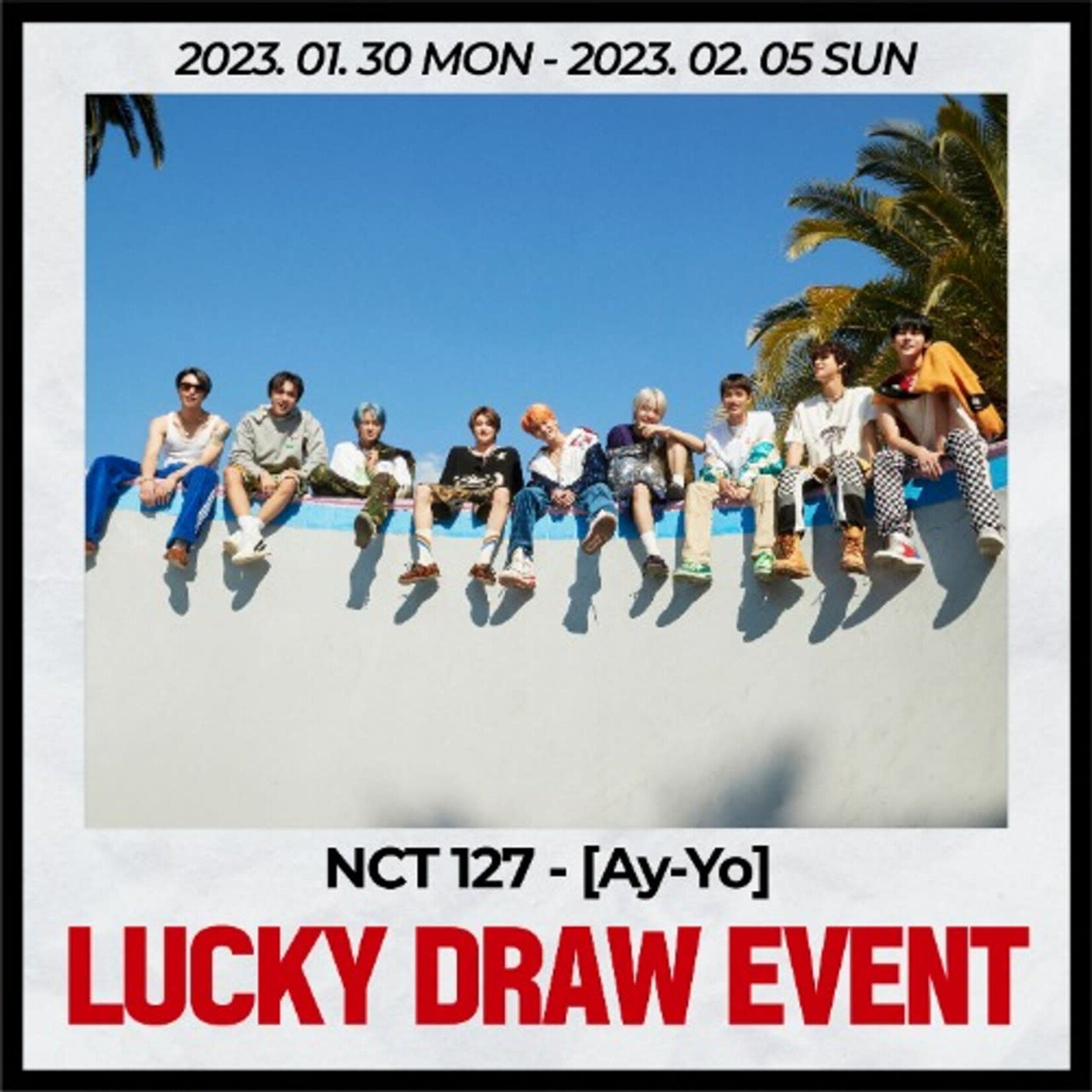 NCT [Lucky draw] NCT 127 - [Ay-Yo] (Photobook ver.) + Selfie Photocard