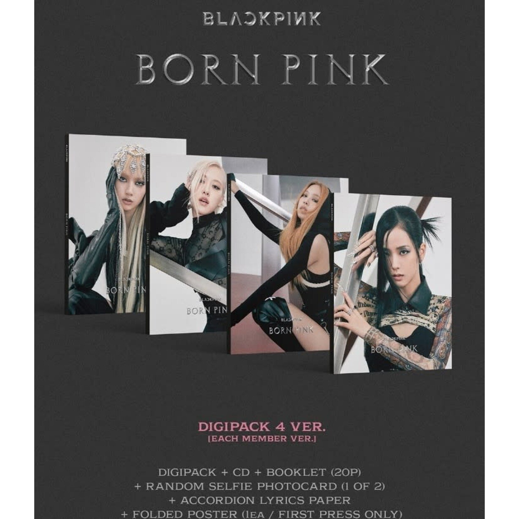 Black Pink BLACKPINK - 2nd ALBUM   [BORN PINK]  DIGIPACK ver.