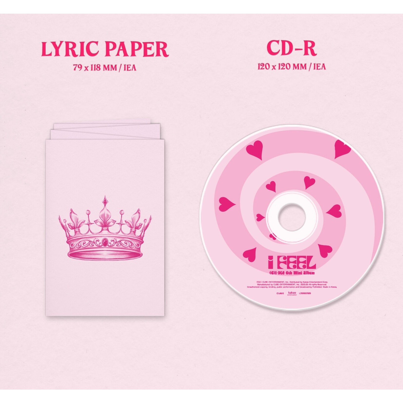 i-dle* (G)I-DLE - 6th Mini Album [I feel] (Jewel Ver.)