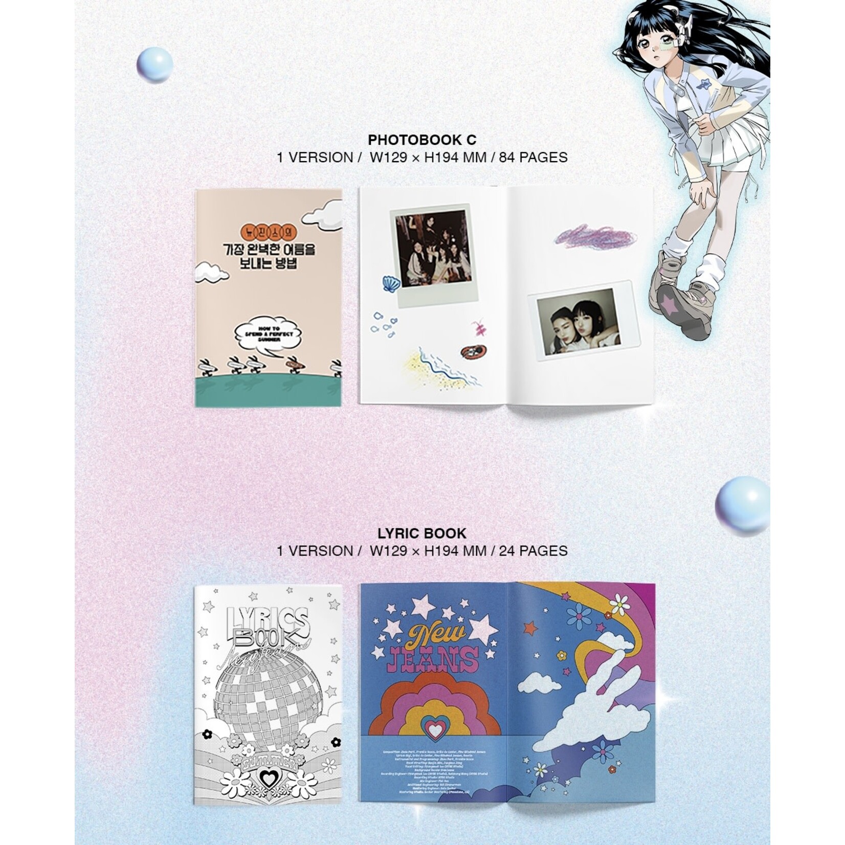 NewJeans [Weverse] NewJeans - 2nd EP [Get Up] (A : Bunny Beach Bag Set Ver.) + Werverse Gift(WS)