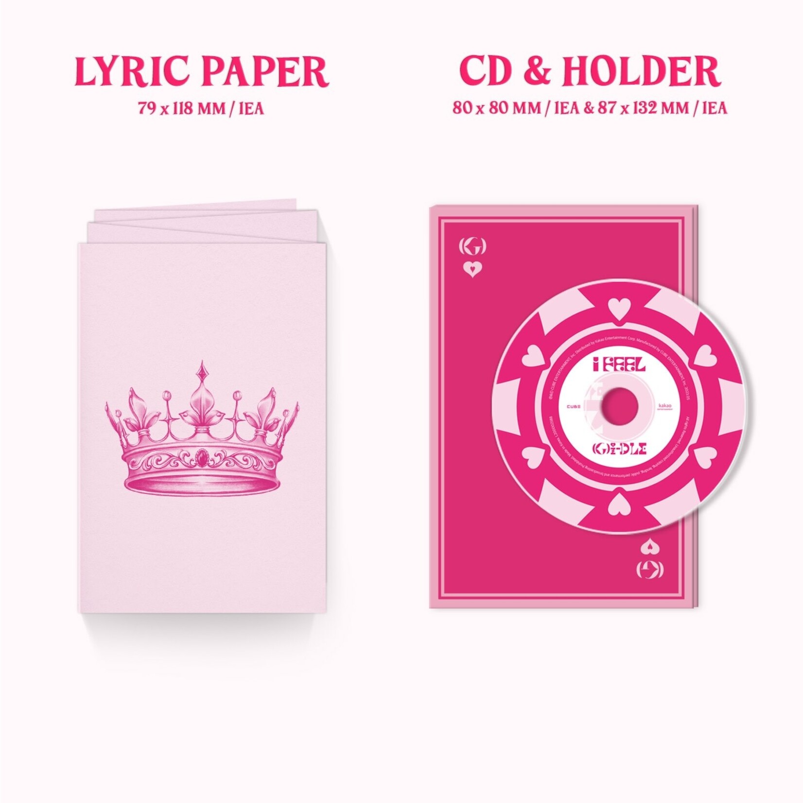 i-dle* (G)I-DLE - 6th Mini Album [I feel] (Queen Ver.)