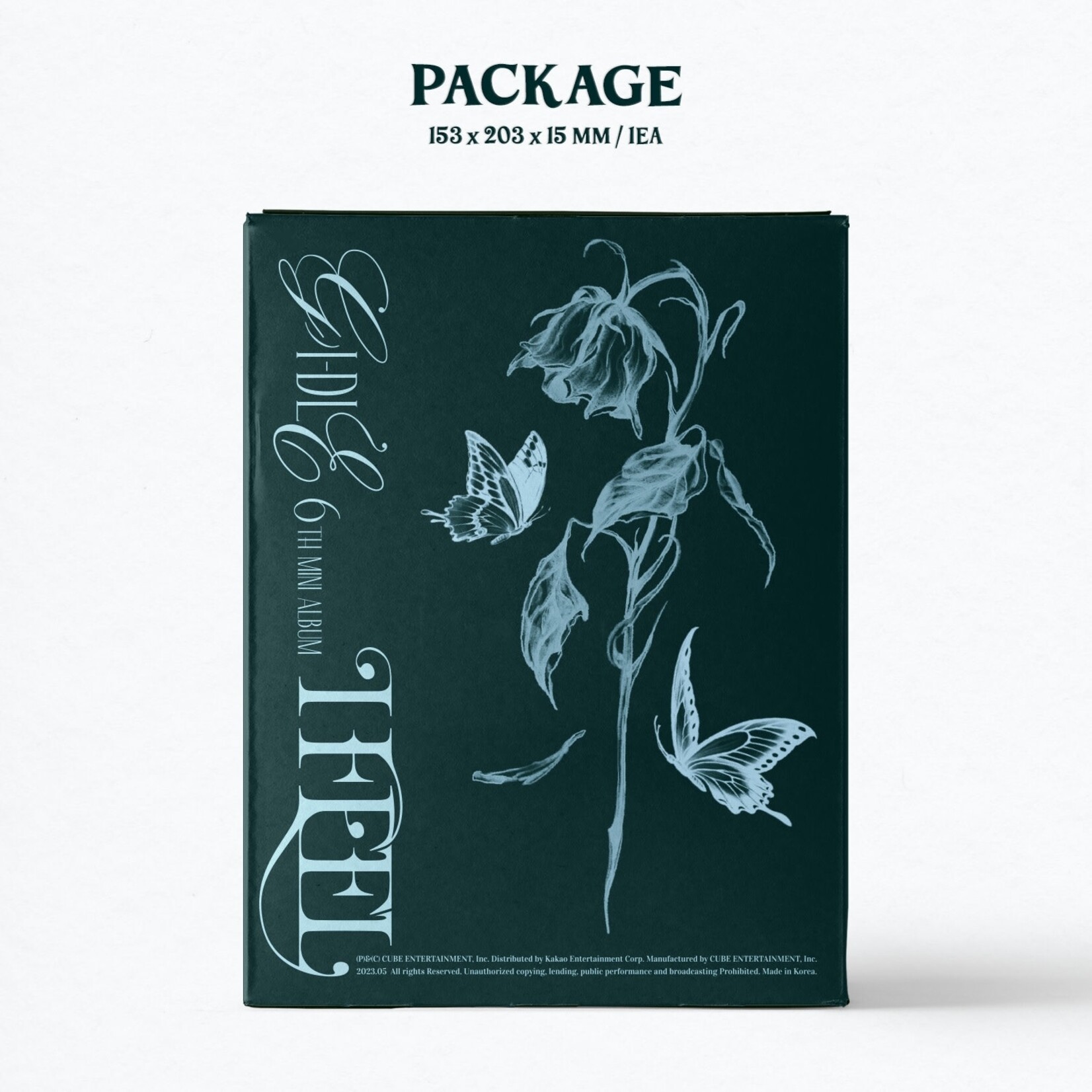 i-dle* (G)I-DLE - 6th Mini Album [I feel] (Butterfly Ver.)