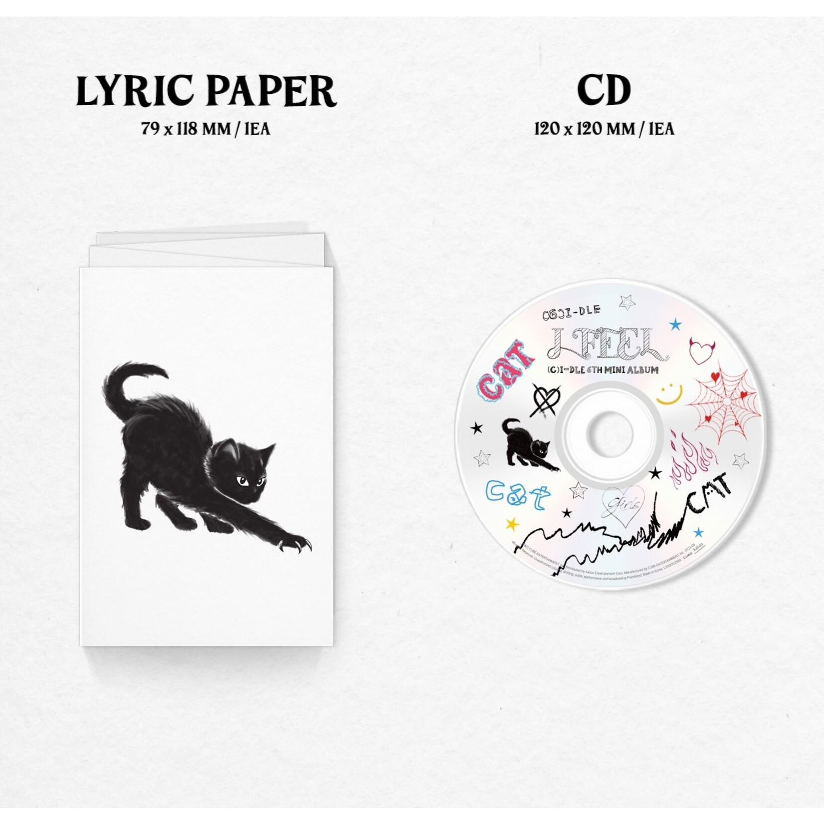 i-dle* (G)I-DLE - 6th Mini Album [I feel] (Cat Ver.)