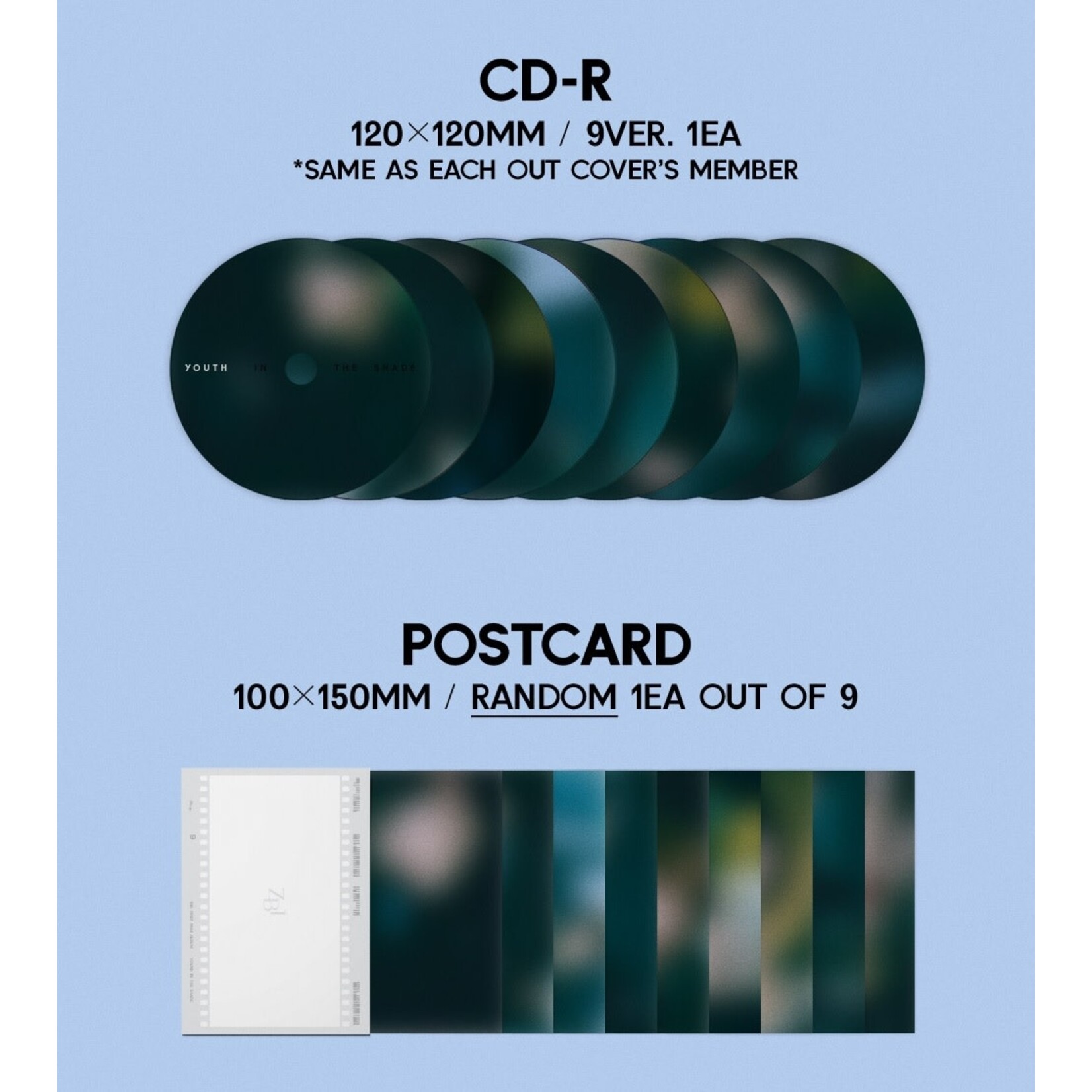 ZeroBaseOne ZEROBASEONE - 1st Mini Album [YOUTH IN THE SHADE] (Digipack Ver.)